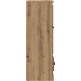  Visoka komoda boja hrasta 36x35,5x103,5 cm konstruiranog drva Smeđa | Shoptok.si