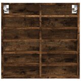 Vitrina boja dimljenog hrasta 60x8 5x58 cm drvena | shoptok.hr
