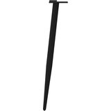 vidaXL Noge stolića za kavu stožastog oblika 4 kom crne 72-73 cm čelik | shoptok.hr