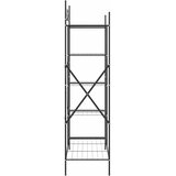 Otvoreni ormar s policom Crna 104,5 x 45 x 172 cm Čelik | shoptok.hr