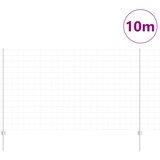 Euro ograda s postom 10 x 1,4 m Pocinčani čelik Srebrna Mreža | shoptok.hr