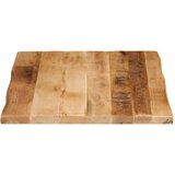 Stolna ploča sa živi rub 90x60x2,5 cm masivno grubo drvo manga | shoptok.hr
