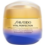 Shiseido Vital Perfection Uplifting & Firming Advanced Cream Enriched intenzivna učvrstitvena dnevna in nočna krema za suho kožo 75 ml Cene