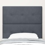  Uzglavlje Tamno siva 100 cm Baršun | shoptok.hr