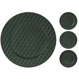  DEKORATIVNI TANJUR 33CM ZELENI SORTO | Eponuda.ba