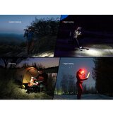 Fenix HL18RTV20BLC -LED prigušiva punjiva čeona lampa LED/USB IP66 crna/narandžasta | Eponuda.com