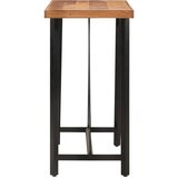  Barski stol 110 x 55 x 107 cm masivno drvo bagrema i željezo | shoptok.hr
