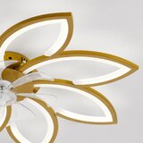 Brilagi LED prigušiva stropni ventilator LED/43W/230V Ø 90 cm zlatni + daljinski upravljač | Eponuda.com