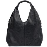 Shelvt Black openwork shoulder bag Cene