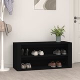  Stalak za cipele crni 100 x 35 x 45 cm od konstruiranog drva | shoptok.hr
