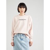 Calvin Klein Jeans Sweater majica pastelno roza / crna | shoptok.hr