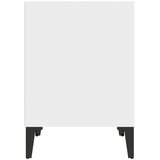  Noćni ormarići 2 kom visoki sjaj bijeli 40x35x50 cm | shoptok.hr