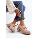VINCEZA Suede High Heel Shoes in Beige Finley | ePonuda.com
