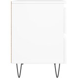  Noćni ormarić bijeli 40 x 35 x 50 cm od konstruiranog drva | shoptok.hr