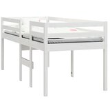  Visoki krevet bijeli 80 x 200 cm od masivne borovine | shoptok.hr