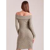 ex moda Dress-EM-SK-4329.16P-khaki | Shoptok.si