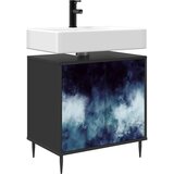  Kupaonski ormar RAALTE Crni hrast 60 x 40 x 61 cm | shoptok.hr