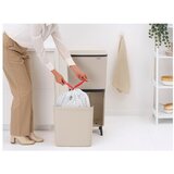 Brabantia Svetlo siv plastičen koš za smeti 20+25 l za ločevanje odpadkov SortUp Recycle Hi – | Shoptok.si