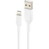 Lightning Lade/Sync Cable 2m, PVC, white, mfi certified