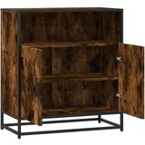 vidaXL Komoda dimljeni hrast 68x35x76 cm inženirski les | Shoptok.si