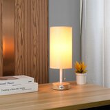  Brilagi - Stona lampa sa USB portom TABLON 1xE27/25W/230V hrast/bela/bež | Eponuda.com
