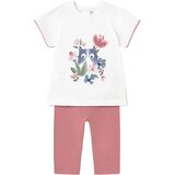 Mayoral komplet 2v1 (majica, dolge hlače) kitty blush | Shoptok.si