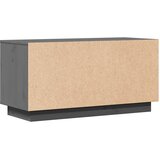 TV ormarić sivi 80 x 34 x 40 cm od masivne borovine | shoptok.hr