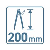 Extol Premium kružidlo za označavanje/sa vrhom 0-280 mm | Eponuda.com