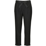 Only Hlače Chino / Carrot ONLRITA LOOSE CHECK LYREX BELT PANT TLR Črna Cene