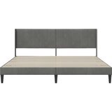  Krevetna konstrukcija Tamnosiva 180 x 200 cm Baršun | shoptok.hr