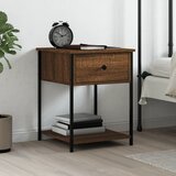 Maison Chic Noćni ormarić boja smeđeg hrasta 44x45x58 cm konstruirano drvo | shoptok.hr