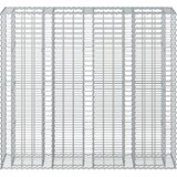 Gabionski uzdignuti krevet 2 pcs Srebrno 170 x 50 x 150 cm | shoptok.hr