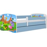 MID.YOU Dječji krevet Dreamy safari 160x80 sa madracem s ladicom Plava | shoptok.hr