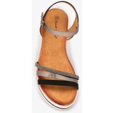 Resti Women's black wedge sandals Afocla | Eponuda.ba