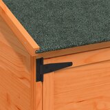  Vrtna Šupa s krovom Smeđa 59,5 x 56 x 176,5 cm Čvrsto drvo jele | shoptok.hr