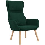  Stolica za opuštanje tamnozelena baršunasta | shoptok.hr