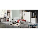 XORA postelja 90 cm x 200 cm , leseni material bela | Shoptok.si