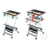 Wolfcraft master Sklopivi radni stol Master 600 (Radna visina: 780 mm - 950 mm, Veličina radnog dijela: 65 x 42 cm) | shoptok.hr