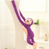 Plišana igračka majmun sa zvučnim efektima 80 cm - ljubičasta | shoptok.hr