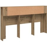  Uzglavlje s ormarićem boja hrasta 180x18,5x102,5 cm drveni | Eponuda.com