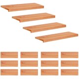 Step treads 16 kom. 80 x 30 x 2 cm Lak Čvrsto drvo bukve | shoptok.hr