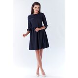 Awama Woman's Dress A183 Navy Blue | shoptok.hr