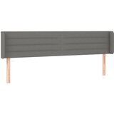 Maison Chic vzglavna omarica - nočna omarica - posteljna omarica z ušesi temno sivo 183x16x78/88 cm blago, (21708260) Cene