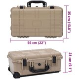  Trda torbica Peščena 56 x 35 x 23 cm Polipropilen in ABS, (5000043457) | Shoptok.si