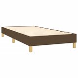  Krevet s oprugama i madracem tamnosmeđi 100 x 200 cm od tkanine | shoptok.hr