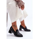 Boto Comfortable Leather Pumps Black Damira | shoptok.hr