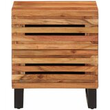 Maison Chic Nočna omarica - Nočna miza 40x34x46 cm trden akacijev les, (21688173) Cene