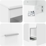  Set namještaja za kupaonicu 2 pcs Bijela Konstruirano drvo | Shoptok.si
