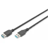 podaljšek USB 3.0 A-A 3m črn, (21382465)