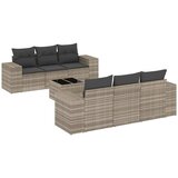  7-dijelni set vrtnih sofa svjetlosivi od poliratana | shoptok.hr